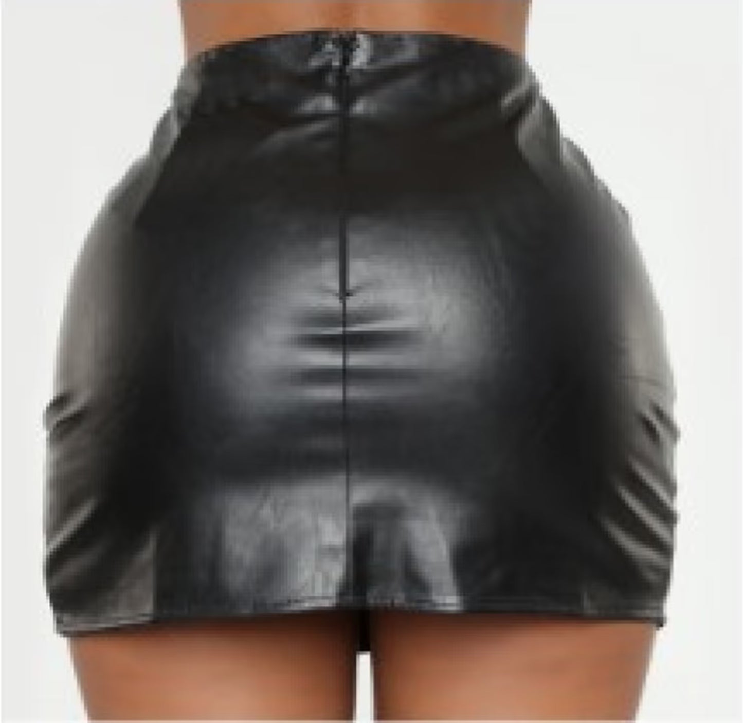 MSP PREMIUM LEATHER MINI SKIRT (BLACK)