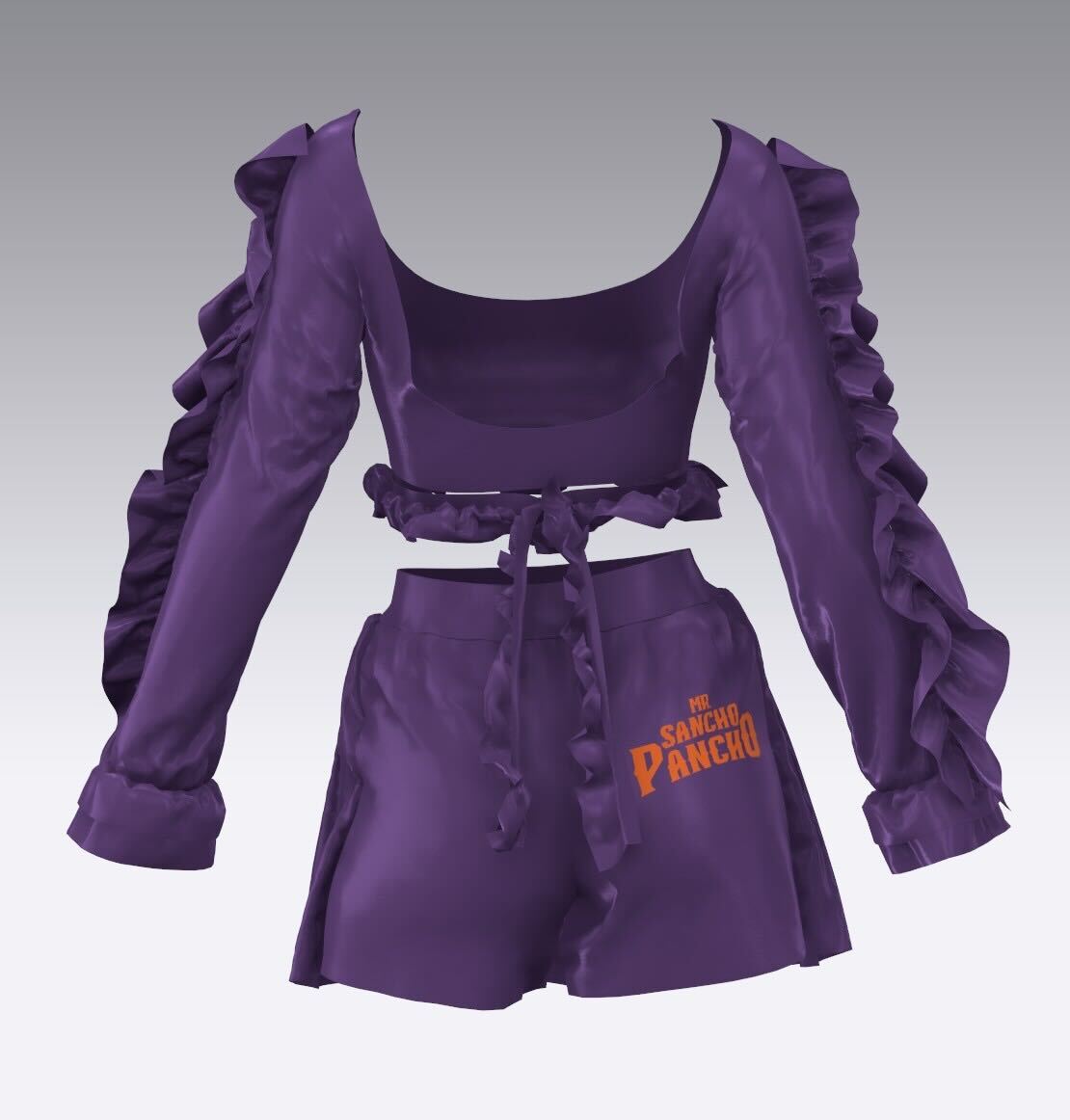 Mr. Sancho Pancho Bottle Girl Set (Purple)